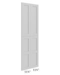 Midtown Painted Grey Shaker Wainscot 84" Tall Panels