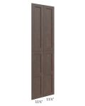 Tuscan Kona Brown Wainscot 90" Tall Panels