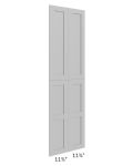 Midtown Painted Grey Shaker Wainscot 90" Tall Panels