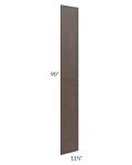 Vienna Kona Brown Wainscot 90" Tall Panels (12" depth)