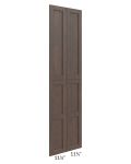 Tuscan Kona Brown Wainscot 96" Tall Panels