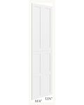 Midtown White Shaker Wainscot 96" Tall Panels