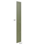 Midtown Hunter Green Shaker Wainscot 96" Tall Panels (12" depth)