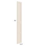 Midtown Cream Shaker Wainscot 96" Tall Panels (12" depth)