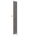 Salem Dark Grey Wainscot 96" Tall Panels (12" depth)
