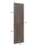 Milan Cafe Wainscot 90 Tall Panel (for 24" deep cabinets)