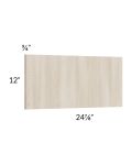 Milan Natural Wainscot 12" Wall Panel (for 24" deep cabinets)