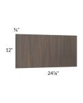 Milan Cafe Wainscot 12" Wall Panel (for 24" deep cabinets)
