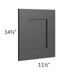 Midtown Black Shaker Wainscot 15" Wall Panel