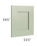 Midtown Pistachio Green Shaker Wainscot 15" Wall Panel