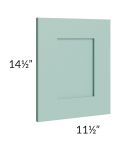 Midtown Mint Green Shaker Wainscot 15" Wall Panel