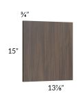 Milan Cafe Wainscot 15" Wall Panel (for 13" deep cabinets)