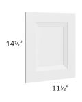 Salem White Wainscot 15" Wall Panel
