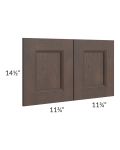 Tuscan Kona Brown 15x24 Wainscot Panel
