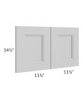Tuscan Painted Grey 15x24 Wainscot Panel