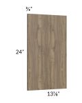 Milan Pecan Wainscot 24" Wall Panel (for 13" deep cabinets)