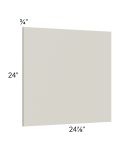 Milan Beige Matte Wainscot 24" Wall Panel (for 24" deep cabinets)