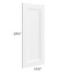 Salem White Wainscot 30" Wall Panel
