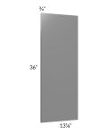 Milan Grey Gloss Wainscot 36" Wall Panel