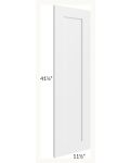 Midtown White Shaker Wainscot 42" Wall Panel
