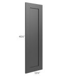 Midtown Black Shaker Wainscot 42" Wall Panel