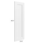 Union White Wainscot 42" Wall Panel