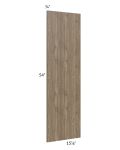 Milan Pecan Wainscot 54" Wall Panel (for 15" deep cabinets)