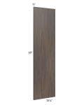 Milan Cafe Wainscot 60" Wall Panel (for 15" deep cabinets)