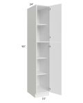 Venetian White Matte 15x90 Wall Pantry Cabinet