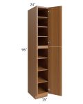 Portland Walnut 15x96 Wall Pantry 