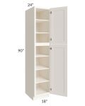 Signature Vanilla Glaze 18x90 Wall Pantry