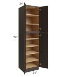 Southport Espresso Shaker 24x90 Wall Pantry