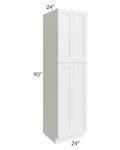 Southport White Shaker 24x90 Wall Pantry