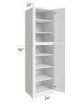 Portland White 24x90 Wall Pantry 