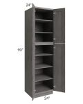 Providence Slate Grey 24x90 Wall Pantry