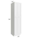 Southport White Shaker 24x96 Wall Pantry