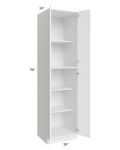 Venetian White Matte 24x96 Wall Pantry Cabinet