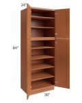 Lexington Cinnamon Glaze 30x84 Wall Pantry