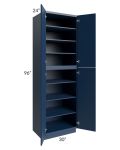 Portland Navy Blue 30x96 Wall Pantry