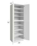 Portland White 30x96 Wall Pantry 