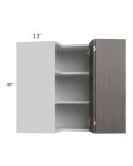Milan Cafe 24x30 Square Corner Wall Cabinet