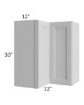 Salem Light Grey 24x30 Square Corner Wall Cabinet