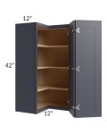 24x42 Square Corner Wall Cabinet