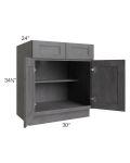 Stone Grey 30" Base Cabinet 