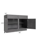 Stone Grey 48" Base Cabinet
