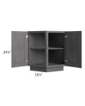 Stone Grey 24" Base End Angle Cabinet