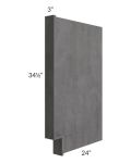 Stone Grey Base End Panel / Appliance End Panel