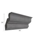 Stone Grey 8' Crown Molding