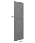 Stone Grey 90" Tall Decorative End Panel