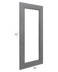 Stone Grey 18x42 Glass Door